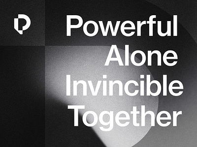 Pait - Powerful Alone Invincible Together agency branding creative direction design logo minimal design typography
