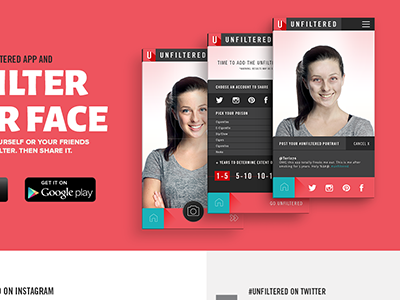 Unfiltered App Concept