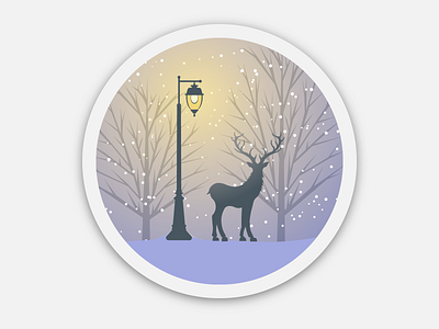 Omen design illlustrator illustration lighting vector winter