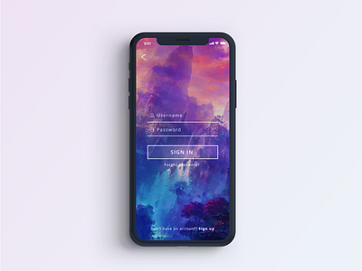 DailyUI Challenge #01 dailyui dailyui challenge form illlustrator iphone x sign sketch ui uxui