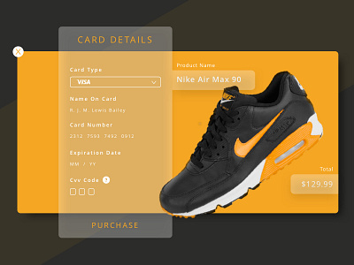 DailyUI Challenge #002 002 card checkout credit dailyui dailyui challenge form illlustrator sketch ui uxui