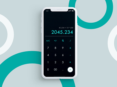 DailyUI Challenge #004 004 calculator dailyui dailyui challenge form illlustrator sketch ui uxui