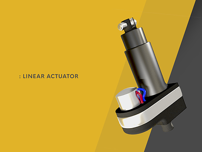 Mechanical Linear Actuator 3d model actuator cinema 4d hardware machine mechanical metal pipe pump tube wiring
