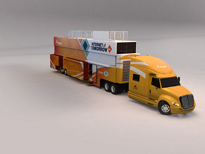 Freescale™ Semi Conductor 3D Renders 3d anderson mobile estates automotive cinema4d corporate trailer freescale trailers