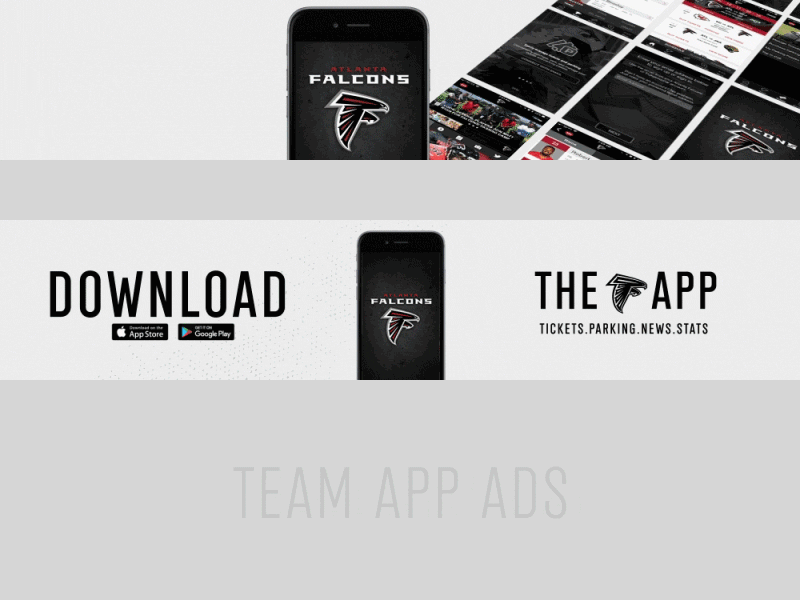Atlanta Falcons App Ads: Vol. 1