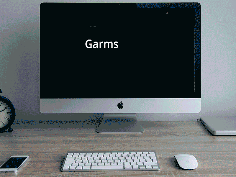 Garms - Online Store debut shot online store web transition product page website
