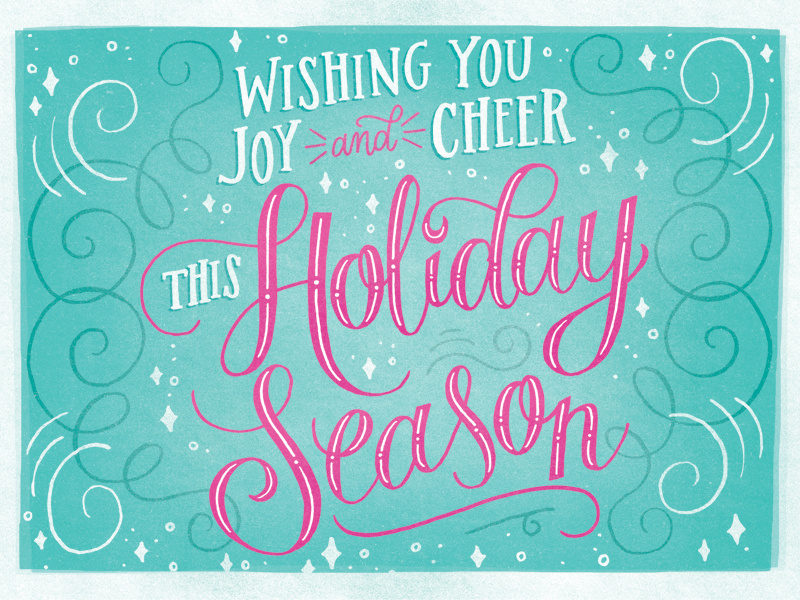 Holiday Card By Elyse Boutall On Dribbble