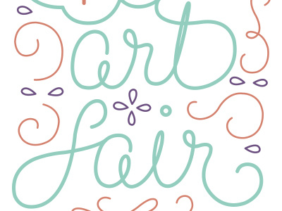 Art Fair art illustrator lettering type typography
