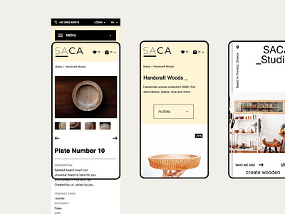 SACA e-commerce app design ecommerce eshop ui ui ux uiux designer uiuxdesign ux web webdesign website