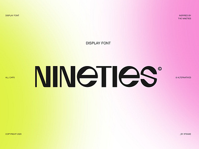 Nineties - FREE Display Font