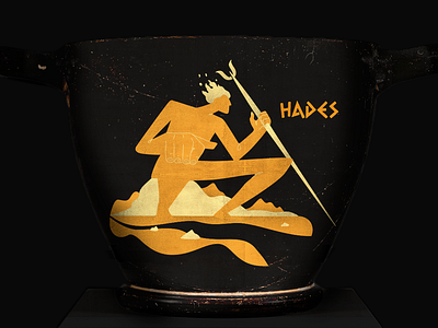 Hades ancient black god greece greek hades illustration king mythology underworld