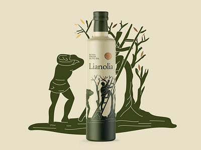 Lianolia Olive Oil Packaging ancient branding greece green handdrawn illustration lianolia logotype oil olive olive oil oliveoil