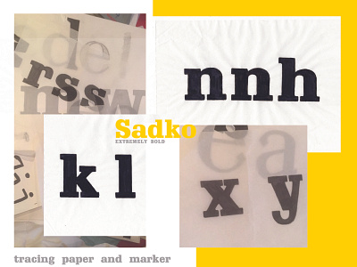 Sadko print 02 font typography