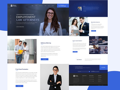 Law Firm Homepage Design