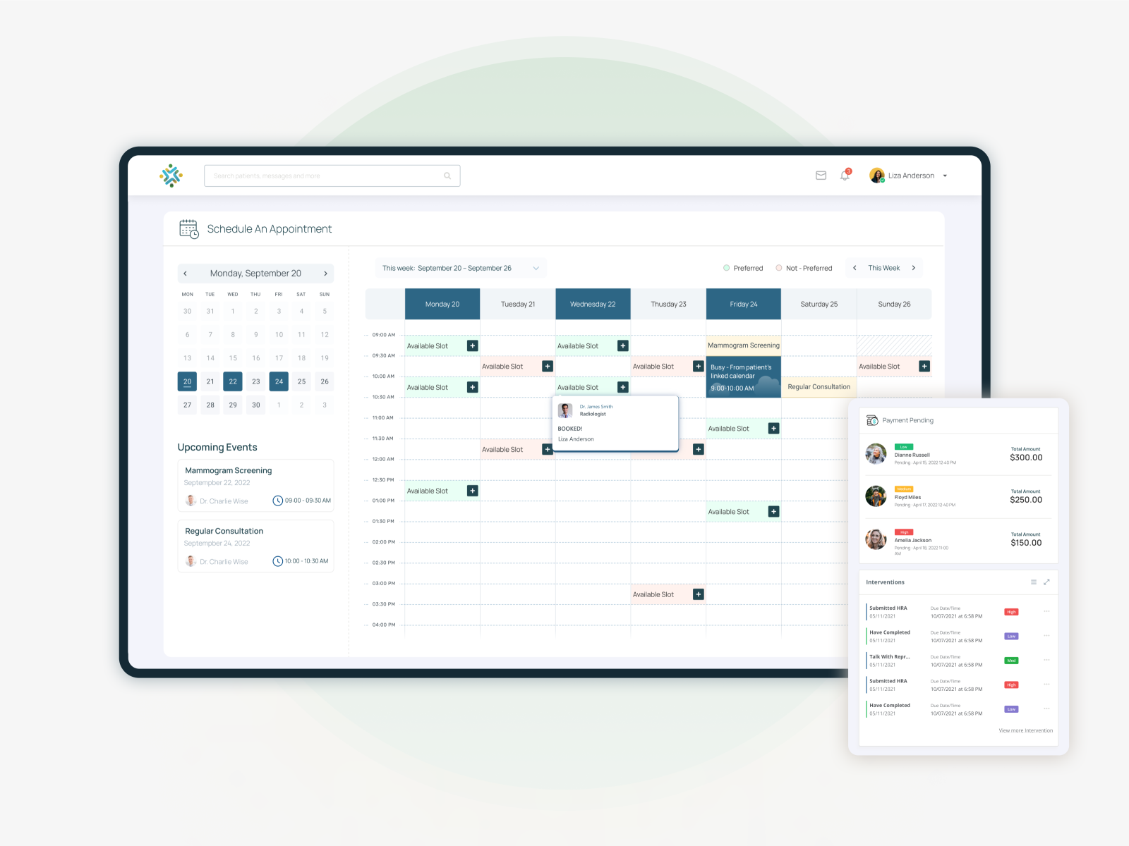 Schedule Appointment UI by Brand My Plan on Dribbble