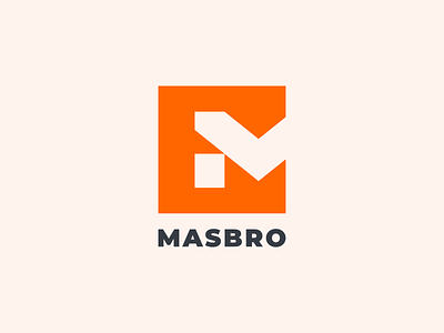 Masbro Logo branding design flat flat design flat logo logo rianda rianda design vector