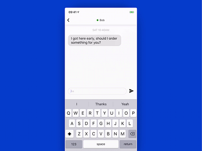 Better Typo Correction animation concept keyboard messenger mobile typo