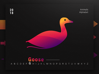 Animals Alphabet - Goose