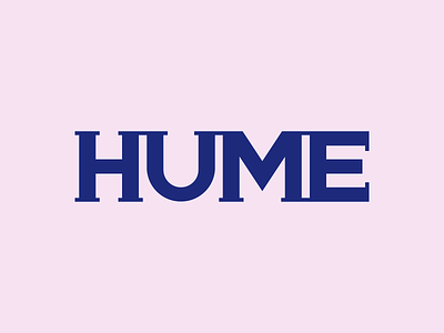 Hume custom font custom type hume logo logotype logotype designer logotypedesign logotypes typeface design typography