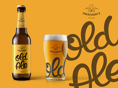 Swatson's Old Ale beer branding lettering oldale watson