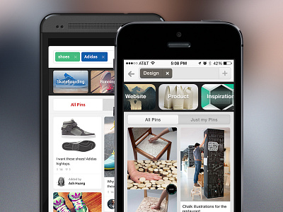 Guided Search android filters guided search guides ios pinterest search