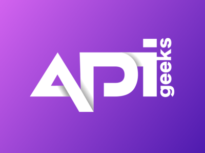 APIgeeks logo design branding design graphic design logo logotype vector