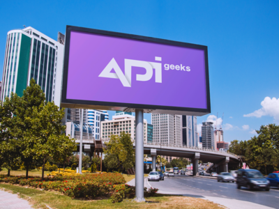 APIgeeks billboard outdoor mockup