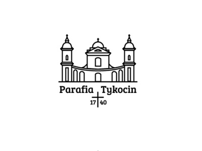 parafia TYKOCIN church cross priest tykocin