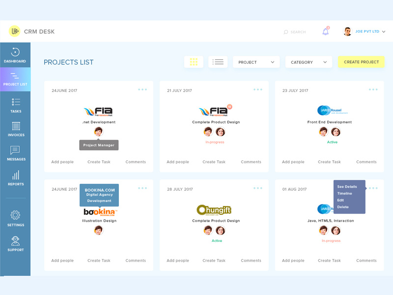 Crm Desk By Raja On Dribbble