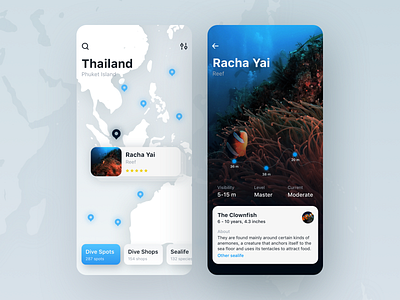 Scuba diving app for professionals and enthusiasts