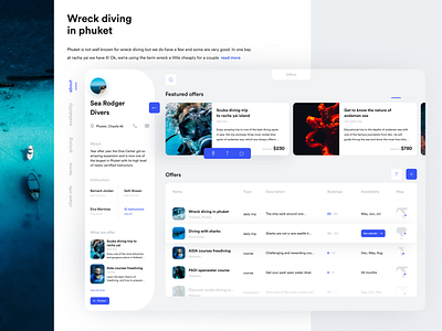 Booking software for Diving Centers and Individuals