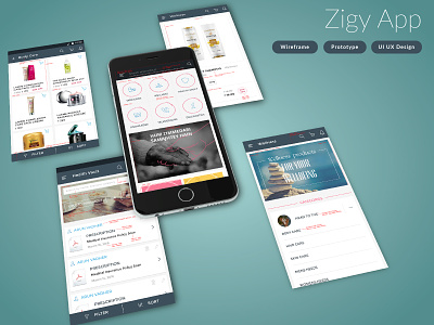 Zigy App app app design graphic design illustration medicine mobile app design ui xd design