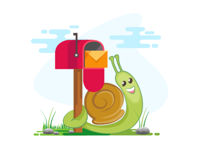 Snail Character_ Contact Us