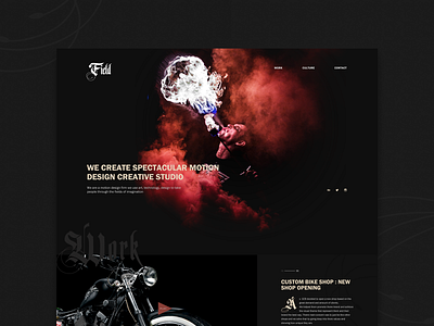 Field | Web Design Concept