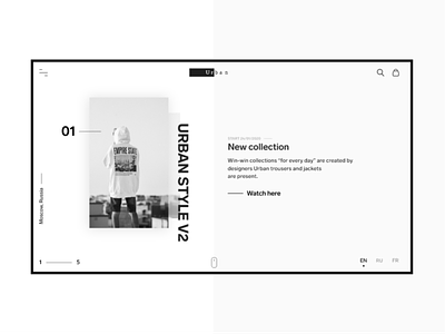 Concept Shop black minimalist ui ux white