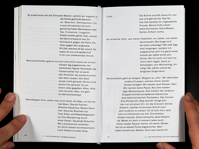 „Wort trifft Warten“ Layout book bookdesign editorial grid layout type