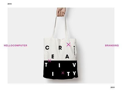 Tote bag branding concept