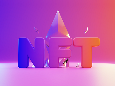 NFT - thread cover 3d 3dart blender blendercycle crystals eth illustration nft thread