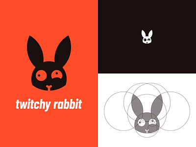 Twitch Rabbit Logo Identity 3/30 design graphicdesign grid icon logo thirty logos challenge thirtylogos thirtylogoschallenge twitchyrabbit type