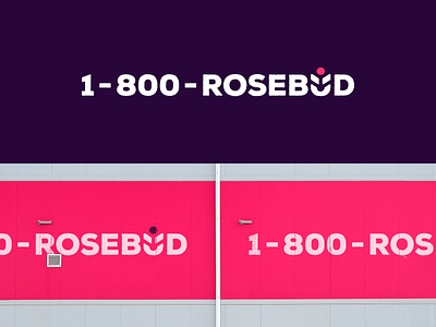 1-800-Rosebud Logo 6/30 challenge design graphicdesign icon logo rosebud texture thirty logos thirtylogos thirtylogoschallenge type