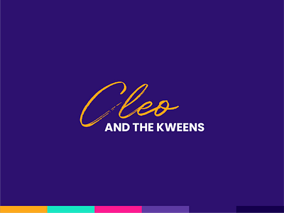 Cleo and the Kweens brand cleo comedy kweens lgbt logo purple queer