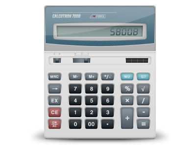 Calculator Icon ancient technology calculator icon