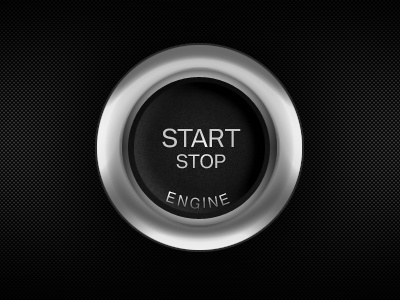 BMW Ignition Button automotive icon