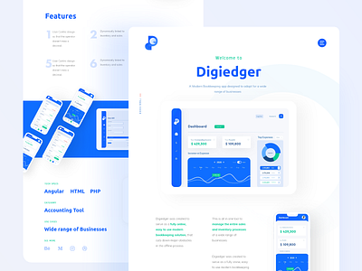 Website Digiedger Fintech App