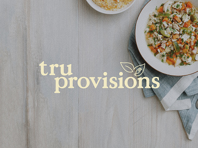 TruProvisions | Final Brand Identity Design brand brand design branding food food logo graphic design green green logo leaf leaf logo logo logo design organic organic logo plant plant logo