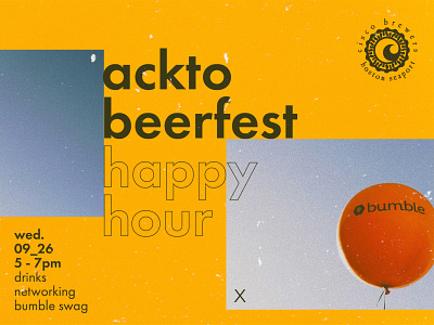 Acktobeerfest | Promotional Design ad design advertising bumble event flyer graphic design promotional design