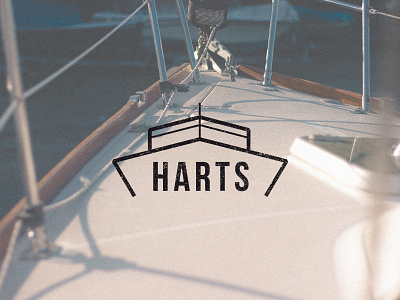 Harts Marine Company boat boat logo branding harts logo logodesign marine marinelogo