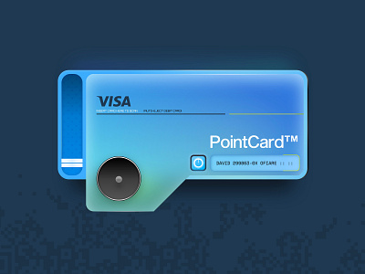 PointCard Exploration arvr card payment card reader david ofiare debit card digital payment futuristic product design ui design uiux uxuidesign visa card