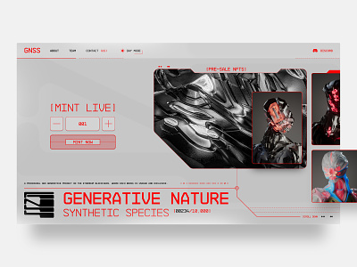 Generative Nature Mint Concept