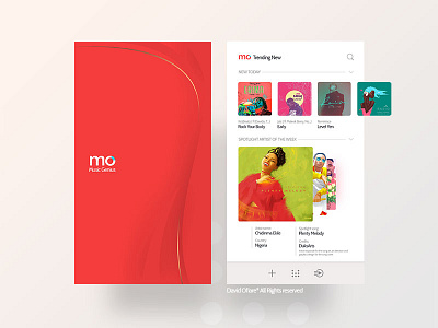 Mo app demo UI adobe photohop android gold music music app nigeria ui design uiux